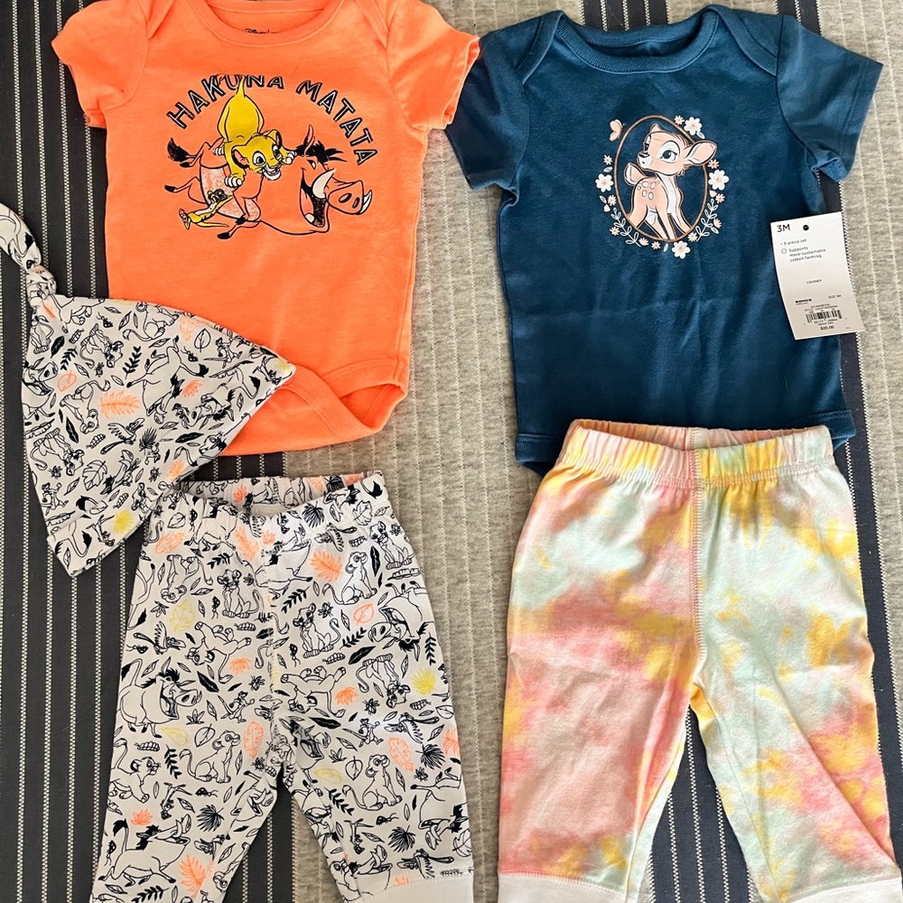 two new Disney baby outfits